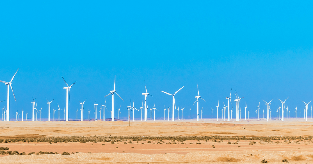 The Gulf of Zeit is the largest wind farm in the MENA region.