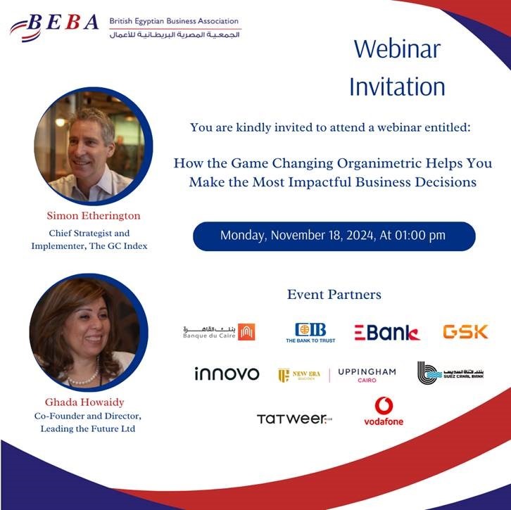 Webinar on ” How the Game Changing Organimetric Helps you Make the Most Impactful Business Decisions”