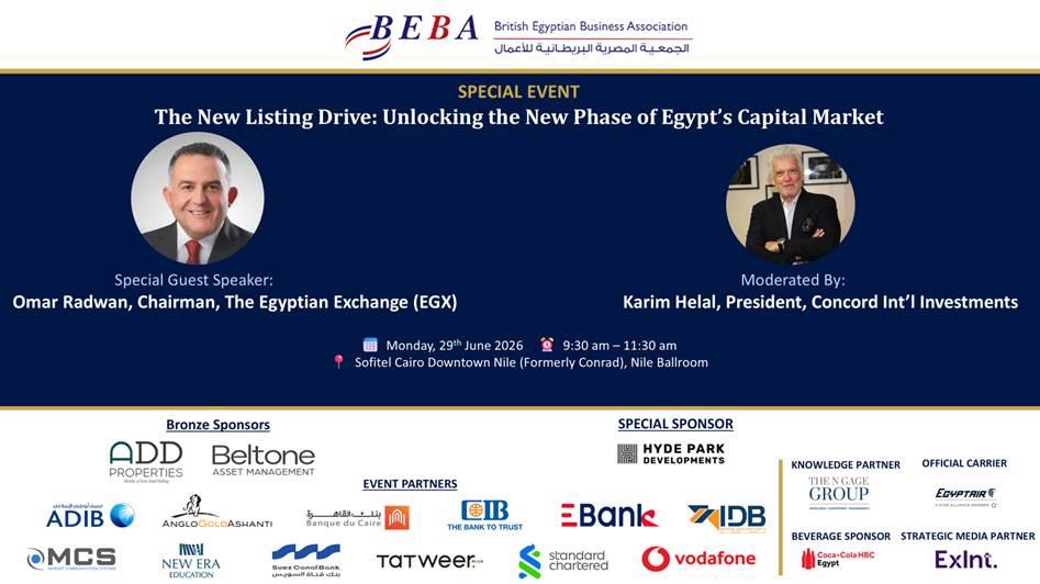 The New Listing Drive: Unlocking the New Phase of Egypt’s Capital Market